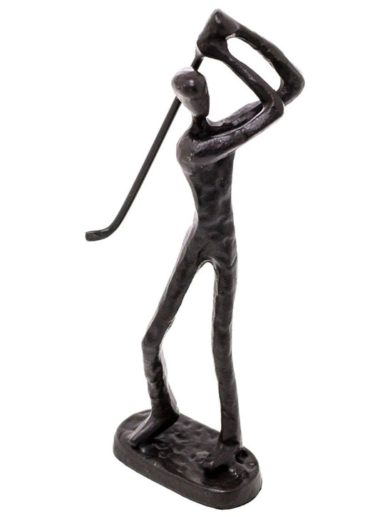 Metal Golfer Figurine